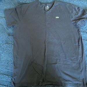 Mens Lacoste v neck t shirt size XXL